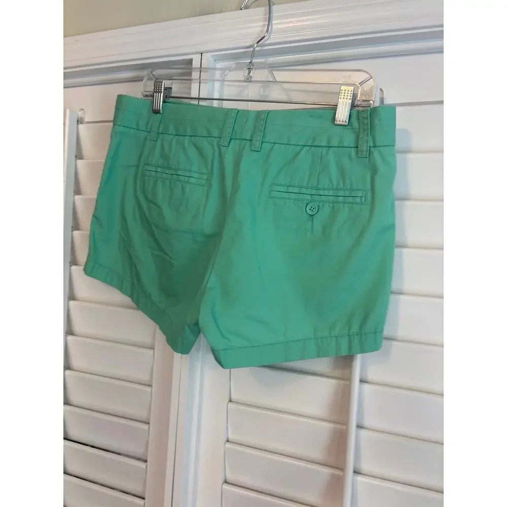 J. Crew Mint Broken In Chino Shorts Size 10